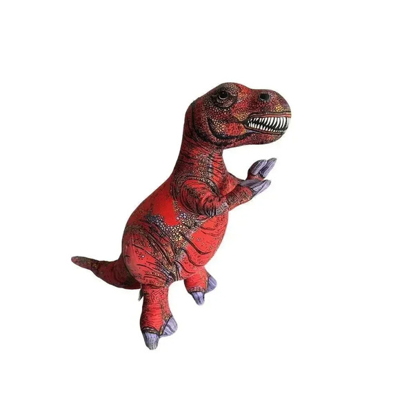 Applause 1992 Dinosaur Determined Productions T-Rex Plush Size 26” - Picture 1 of 5